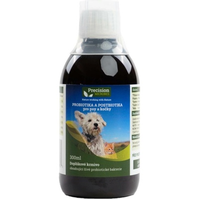 Precision MICROBES PM Probiotika a Postbiotika pro psy a kočky 300 ml