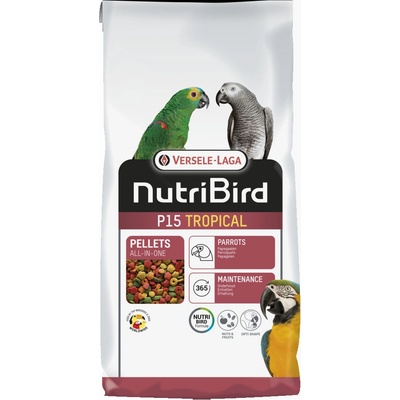NutriBird P15 Tropical храна за големи папагали - 1кг