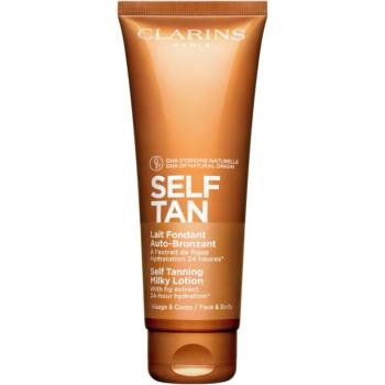 Clarins Self Tan Milky Lotion бронзиращ лосион за тяло и лице 125ml