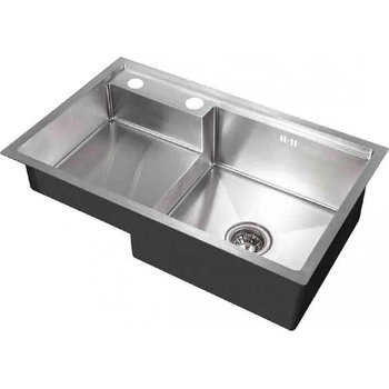 Inter Ceramic Кухненска мивка ICK D7848HD-R, Inter Ceramic, алпака, 78х48х22см (D7848HD-R)