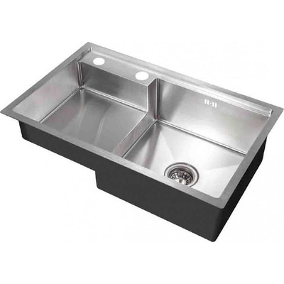 Inter Ceramic Кухненска мивка ICK D7848HD-R, Inter Ceramic, алпака, 78х48х22см (D7848HD-R)