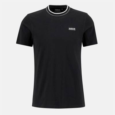 Barbour International Тениска Barbour International Buxton Tipped T-Shirt - Black BK32