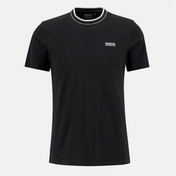 Barbour International Тениска Barbour International Buxton Tipped T-Shirt - Black BK32