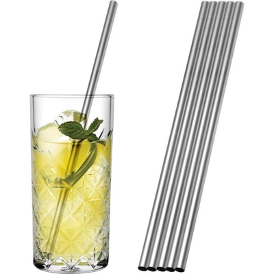 G.Gastro Nerezová brčka rovná 8 x 200 mm rovná D9780710 50 ks