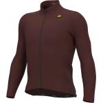 Alé Фланелка с дълъг ръкав за колоездене Alé R-EV1 Warm Race L/S Jersey Cycling jersey - Burgundy - размер XL (056-4348-0316)