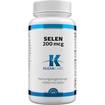 KLEAN LABS Селен 200 mcg - 100 капсули