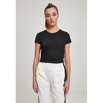 Urban Classics Къса памучна дамска тениска Urban Classics в черноUB-TB2754-00007 - Черен, размер XXL