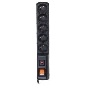 HSK Data Surge protection strip Acar F5 1, 5m black