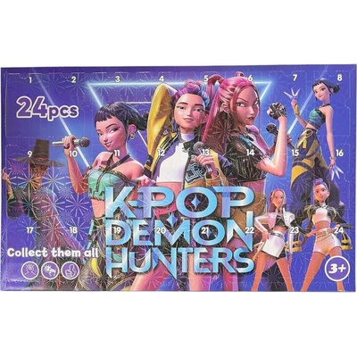 Adventný kalendár K-Pop: Demon Hunters figúrky s hračkami, 24 ks