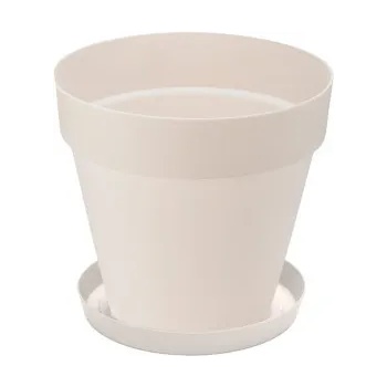 Image 1 of Serinova - Саксия Yali 16xh14, 5cm - бяла (0150204)