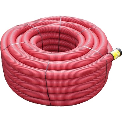 Midas Chránička kabelů PE 50/41 mm, červená (svitek 50 m) CHRAN05