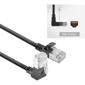 ACT CAT6A U-FTP Patch кабел 1 м черен DA4901 (DA4901)