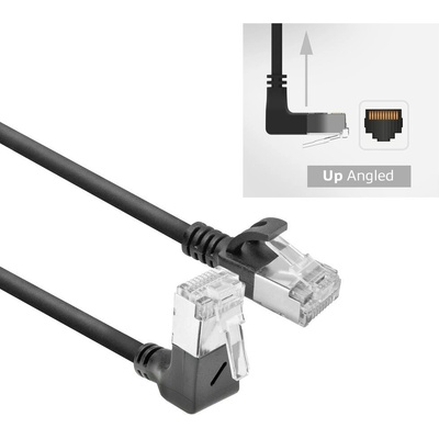 ACT CAT6A U-FTP Patch кабел 1 м черен DA4901 (DA4901)