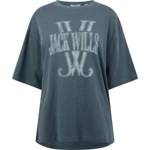 Jack Wills Тениска Jack Wills Women's JW Laundered Regular Fit T-Shirt - Storm