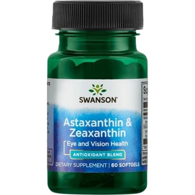 Swanson Astaxanthin & Zeaxanthin [60 Гел капсули]