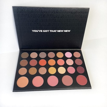 BH Cosmetics BH 26 Color Shadow And Blush Palette Nouveau Neutrals Сенки палитра 9gr