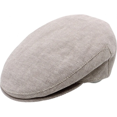 Fiebig Headwear since 1903 Pánská bavlněná béžová letní bekovka