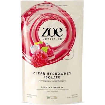 ZOE Nutrition Clear Hydrowhey Isolate | with Premium Marine Collagen [454 грама] Студен чай праскова