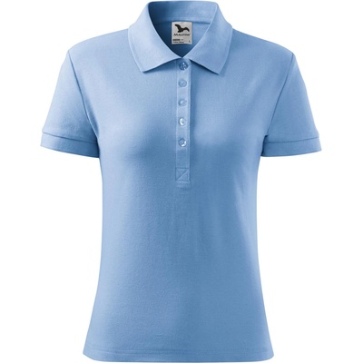 MALFINI Malfini cotton heavy 216 / Дамска поло тениска - небесно синя xs (2161512)