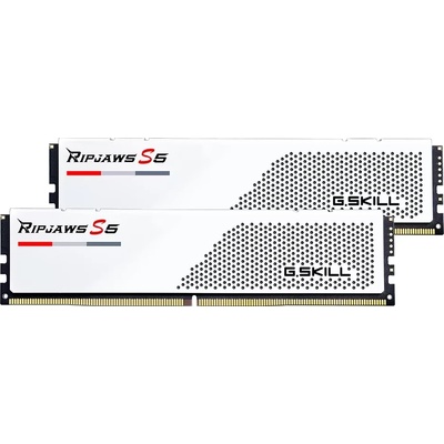 Ripjaws S5 DDR5 6000MHz CL28 64GB комплект (2x32GB) бял (F5-6000J2836G32GX2-RS5W) (F5-6000J2836G32GX2-RS5W)