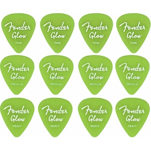 Fender 351 Glow In The Dark 12 Pack Перце за китара