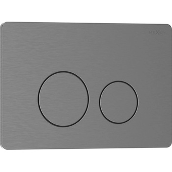 Mexen Tex 06 бутон за промиване неръждаема стомана, gun gray четка - 6106-12 (6106-12)