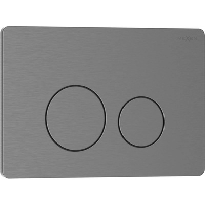 Mexen Tex 06 бутон за промиване неръждаема стомана, gun gray четка - 6106-12 (6106-12)