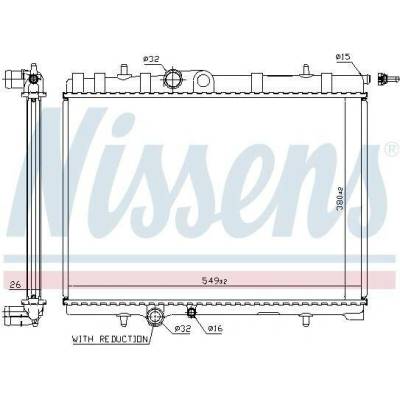 Chladič motoru NISSENS 63744A