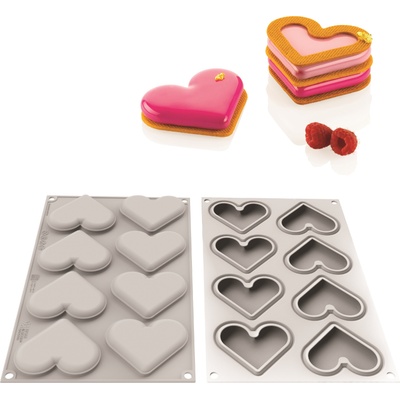 Silikomart Форма за сладки Mini Love Story силиконова (26.395.13.0065)