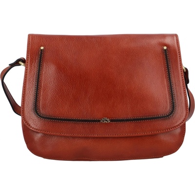 Katana dámská kožená crossbody kabelka Versa hnědá