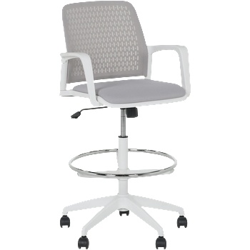 Bittel Работен офис стол КАРМЕН 7556 w - светлосив