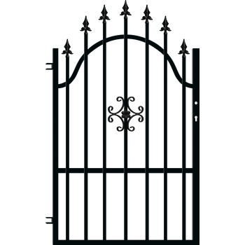 POLARGOS Лява еднокрила оградна врата + панти Rodos 2, 1.80 x 0.90 метра (POLW3967)