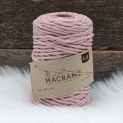 Velká vlna Macrame 1,5mm Růženín