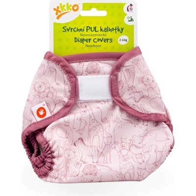 XKKO Vrchné plienkové nohavičky Newborn Safari Mesa Rose