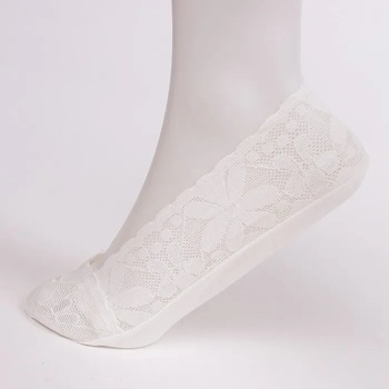 Image 1 of Нежни дантелени терлици в бял цвят