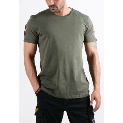 Alpha Industries tričko NASA T dark olive