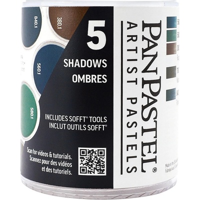 PanPastel sada suchých pastelů 5 odstínů shadows set