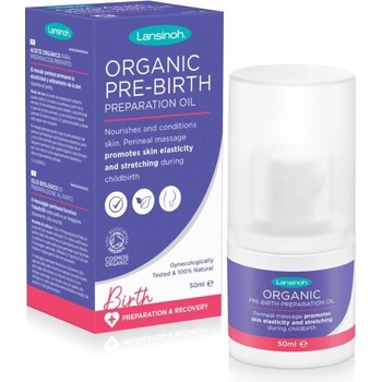 Lansinoh Organický olej na masáž hrádze 50 ml