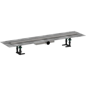 Hansgrohe RainDrain Compact - Душ канал, 80 cm, с решетка, четкана неръждаема стомана 56166800 (56166800)