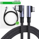 Ugreen 70698 angled USB Type C - USB Type C Quick Charge Power Delivery 100 W 5 A, 2m, černý