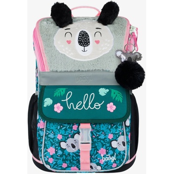 BAAGL Зелена ученическа чанта Zippy Baagl Бебе коала BAAGL | Zelen | Момичешки | ONE SIZE