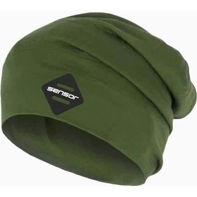 Sensor Merino Active čiapka Safari Green