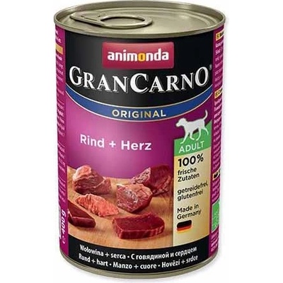Animonda Gran Carno Adult hovězí & srdce 12 x 400 g