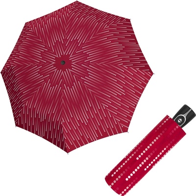 Doppler Fiber Magic Glamour dámský plně automatický skládací deštník červený