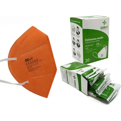 ESLH respirátor s filtrom FFP2 orange