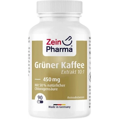 Zein Pharma Green Coffee 450 mg [90 капсули]