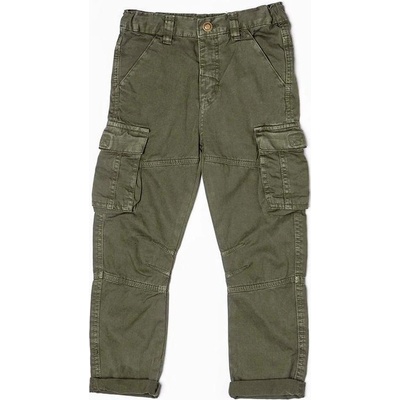 Minoti Kalhoty chlapecké DINO zelená