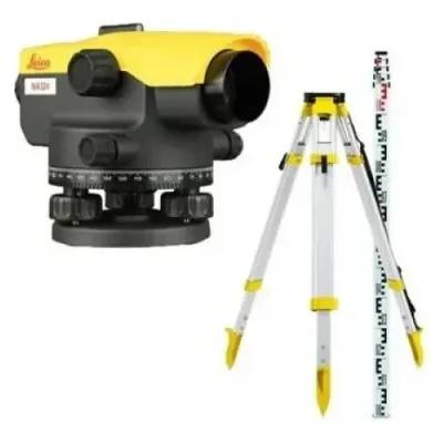 Leica Оптичен нивелир с тринога leica r2m na324/ 24х (6010804)