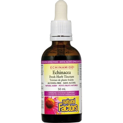 Natural Factors Echinamide Echinacea Билкова тинктура, 50 ml, Natural Factors