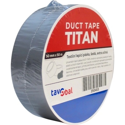 Tavobal Titan Lepící páska 50 mm x 50 m šedá